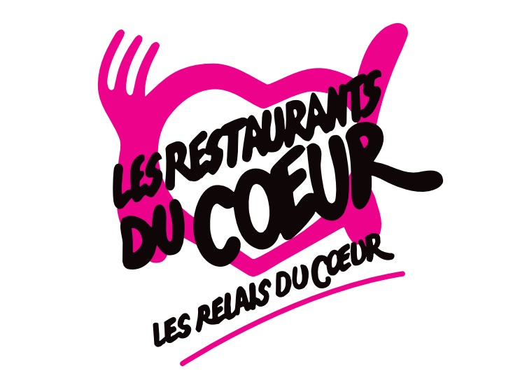 Logo des Restos du Cœur pour illustrer le micro crédit des Restos du Coeur